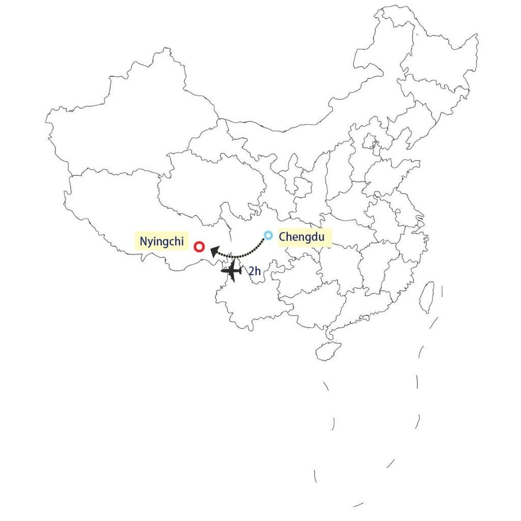 Chengdu to Nyingchi