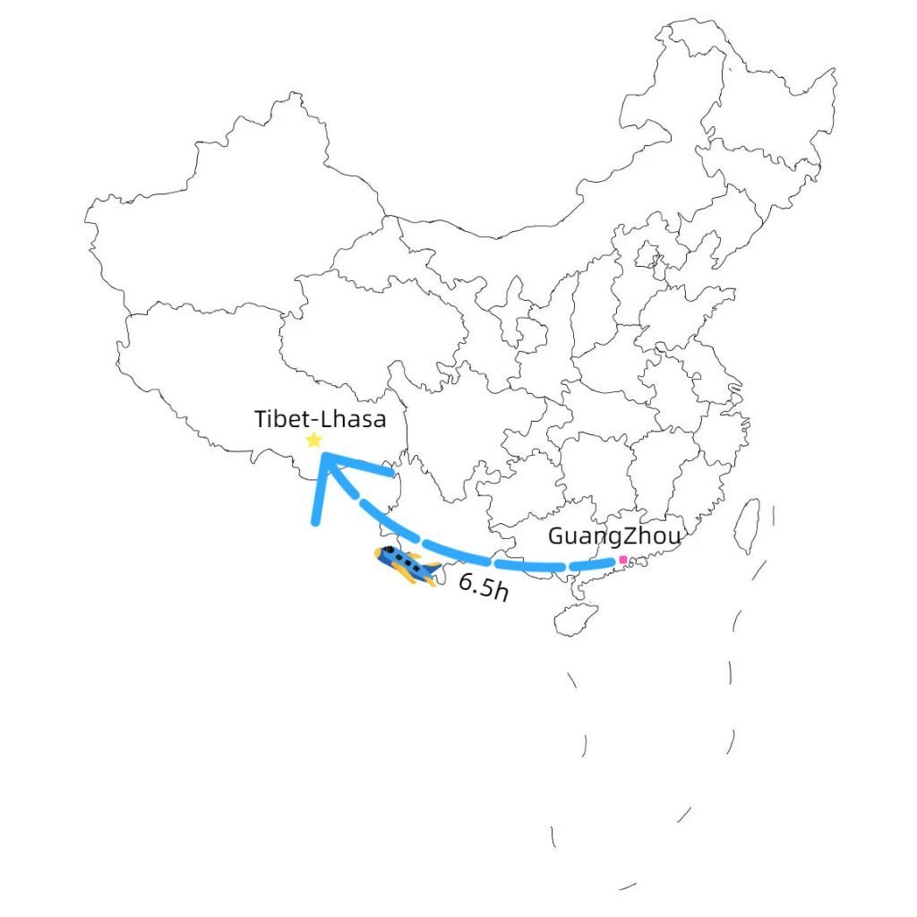 From Guangzhou to Lhasa