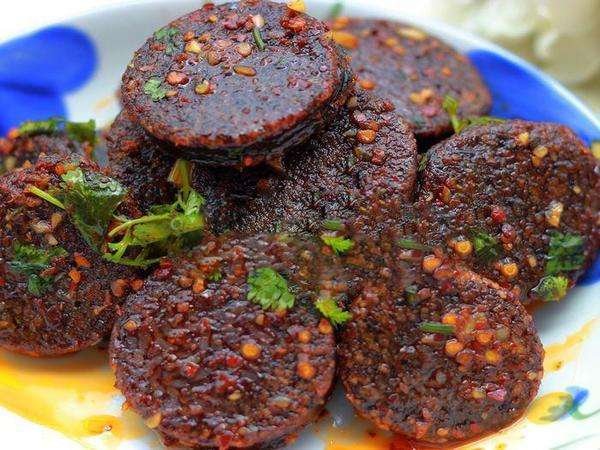 Tibetan blood sausage