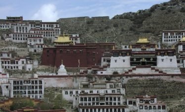 Tibetan temple map