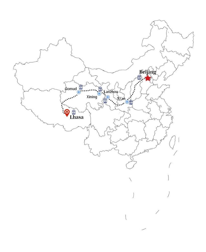 Beijing to Lhasa direct train