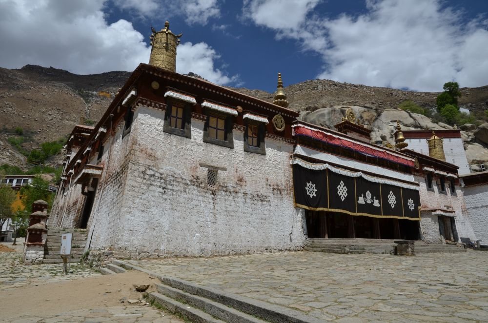 Exterior of Sera Monastery in Lhasa, Tibet