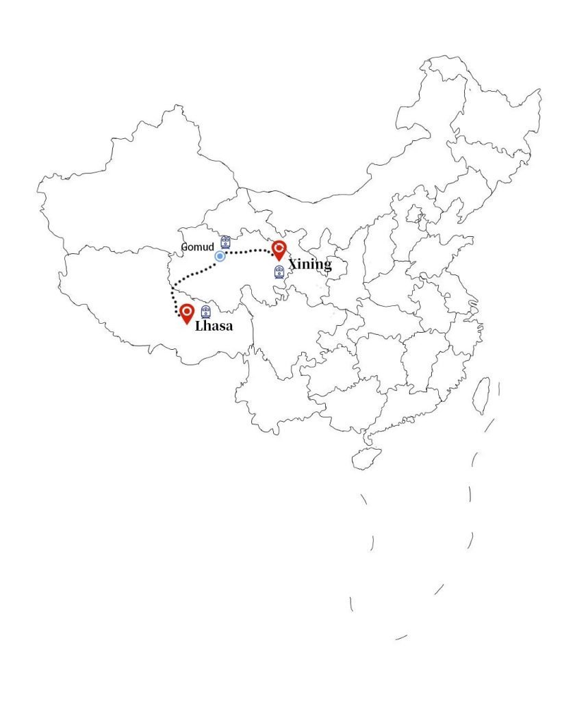 Chongqing to Lhasa direct train
