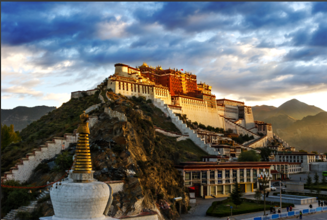 Group travelers exploring tibet travel package