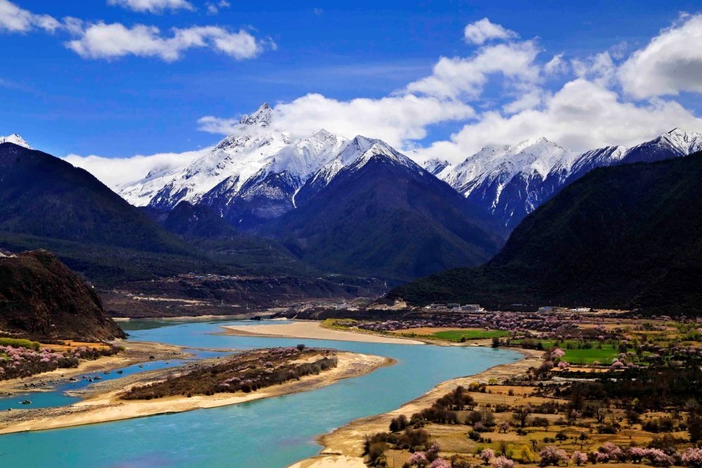 Major Rivers in Tibet