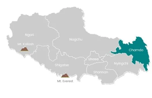qamdo-on-tibet-map